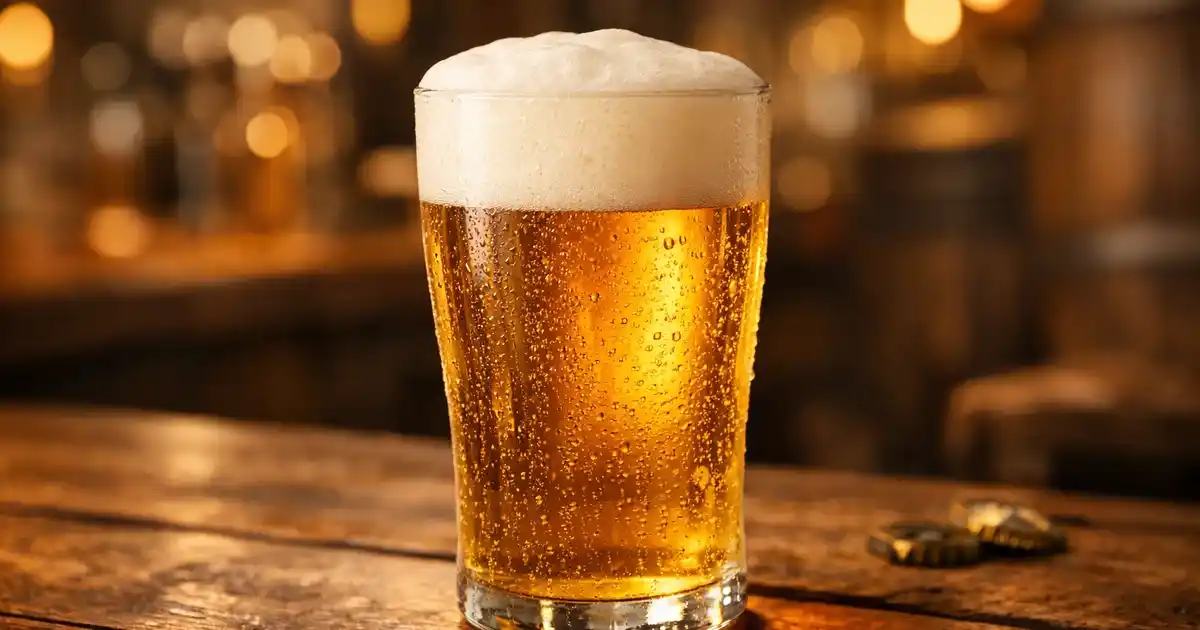 beer serving at best temperature